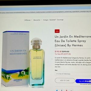 Hermes Paris Un Jardin En Mediterranee Eau de Toilette Spray